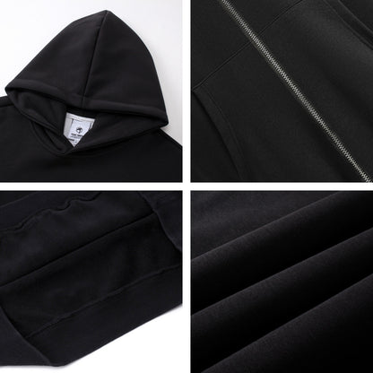 Fleece Oversize Zipper Hoodie WN11561