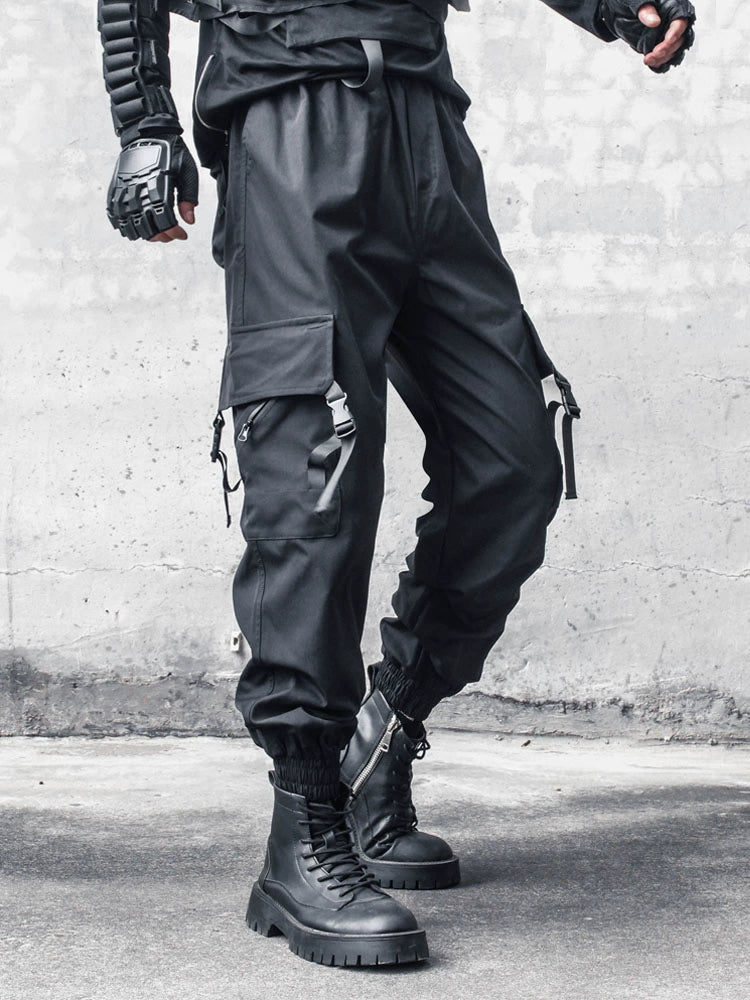 Multi Pocket Drawstring Cargo Pants WN22318