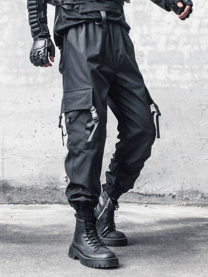 Multi Pocket Drawstring Cargo Pants WN22318
