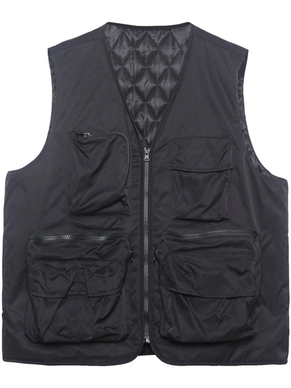 Functional Multi-Pocket Fleece Lining Vest WN22457