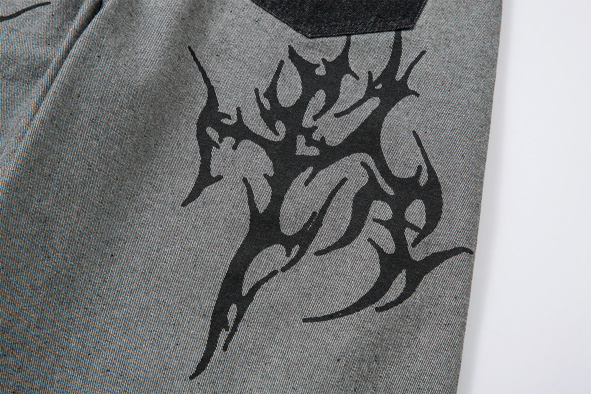 Thorn Wide Leg Denim Jeans WN16199