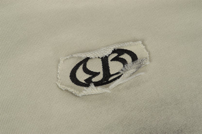 Spray Paint Wash Raw Edge Pullover Hoodie WN25713