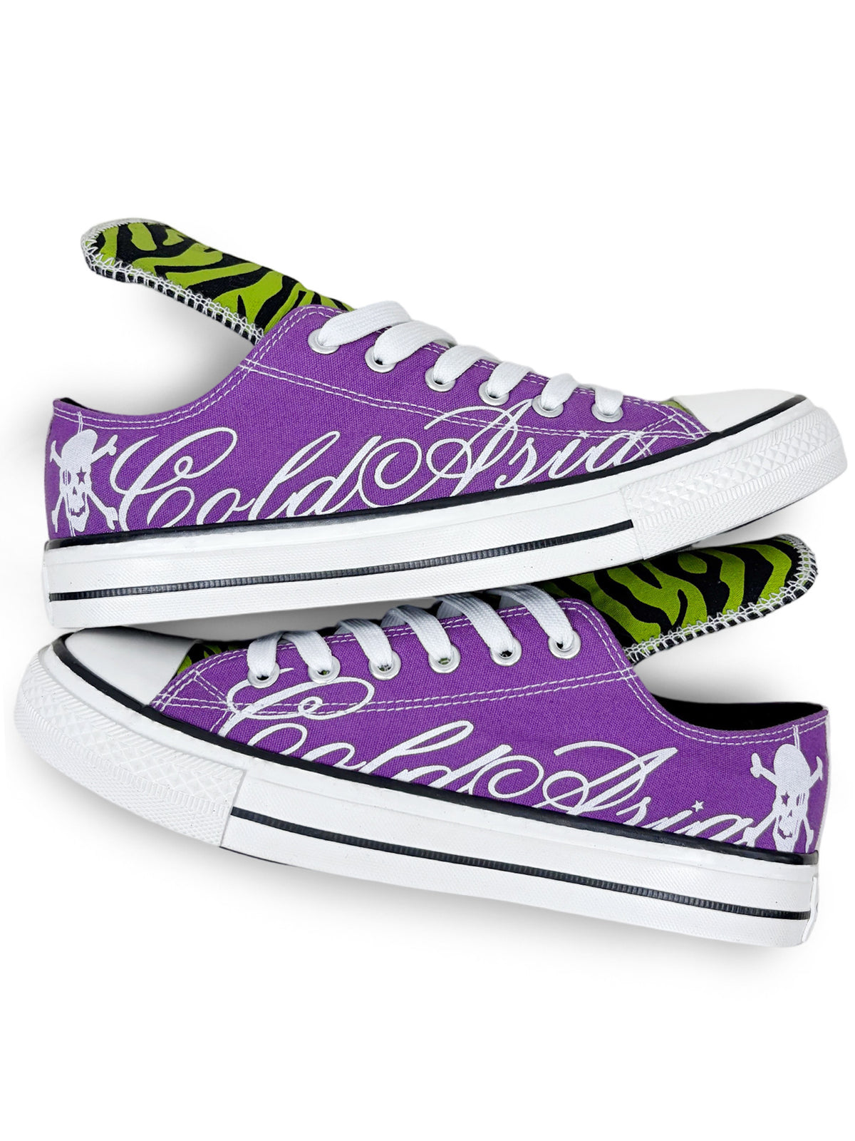 Low-Top Lace-Up Graphic Print Sneakers WN27168