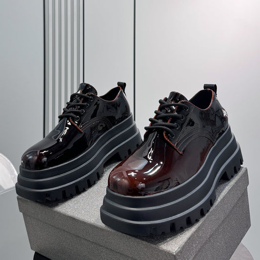 Patent Chunky Platform Shoes WN24673
