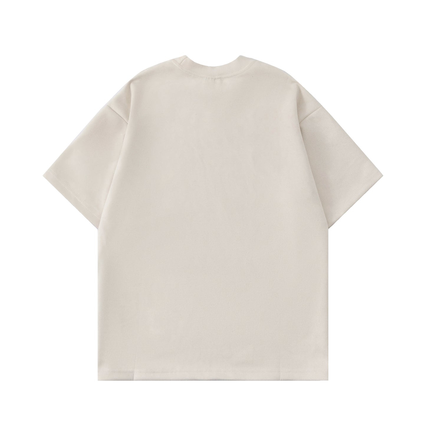 Wing Embroidery Suede Short Sleeve T-Shirt WN16189