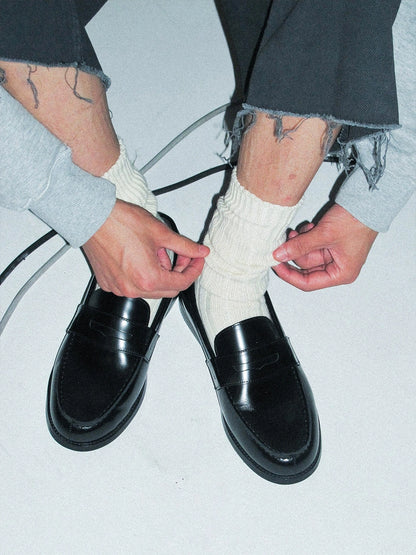 Matte Full-Grain Leather Loafers WN20768