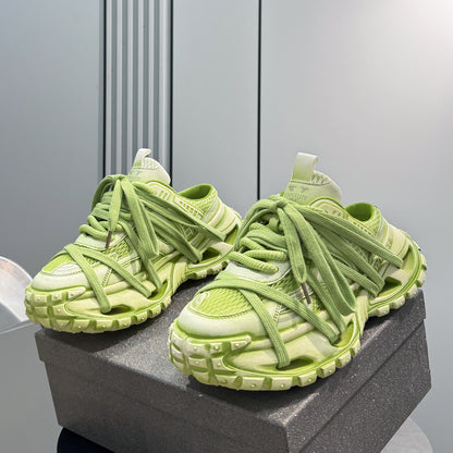 Chunky Platform Breathable Mules WN24781