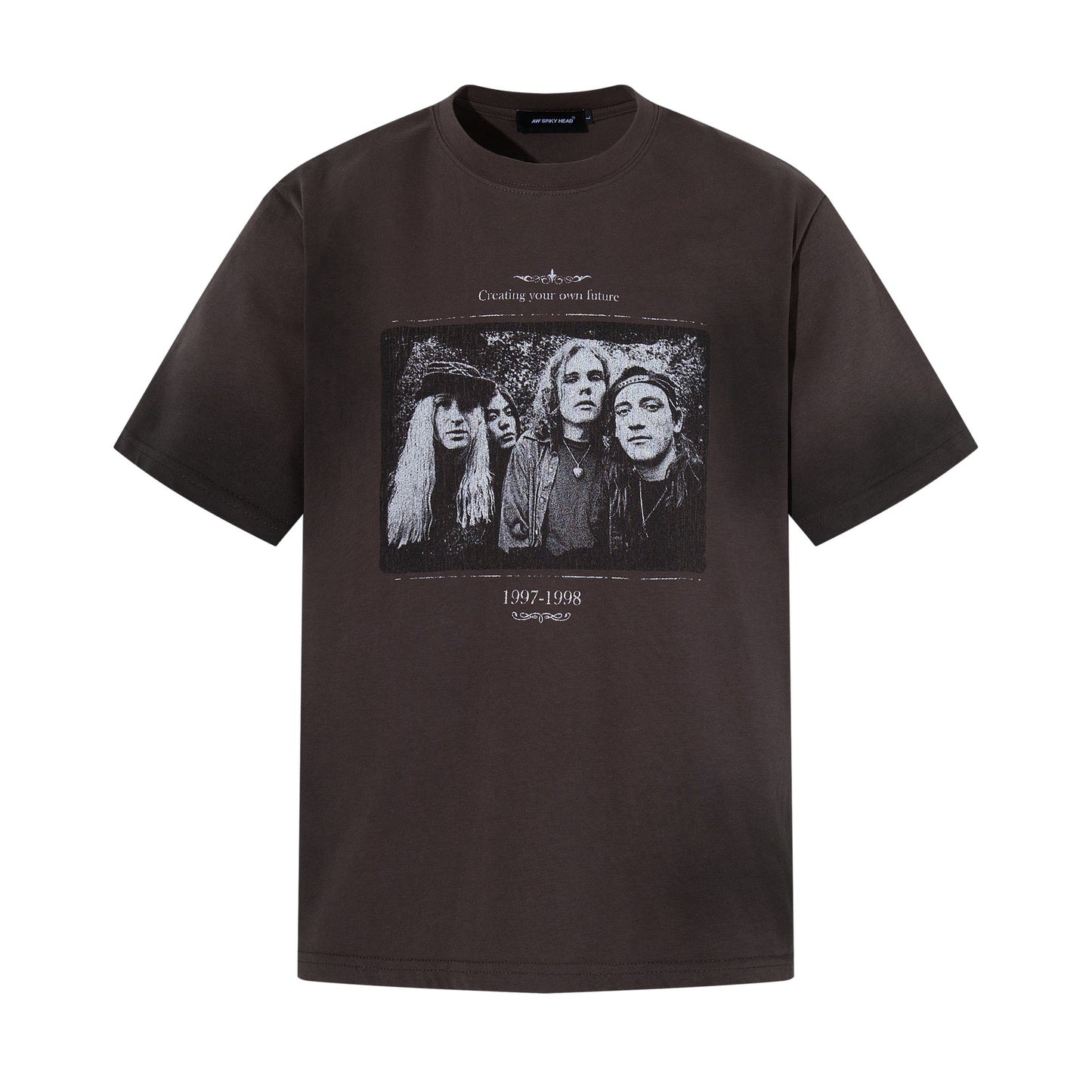 Rock Photo Print Short Sleeve T-Shirt WN25632