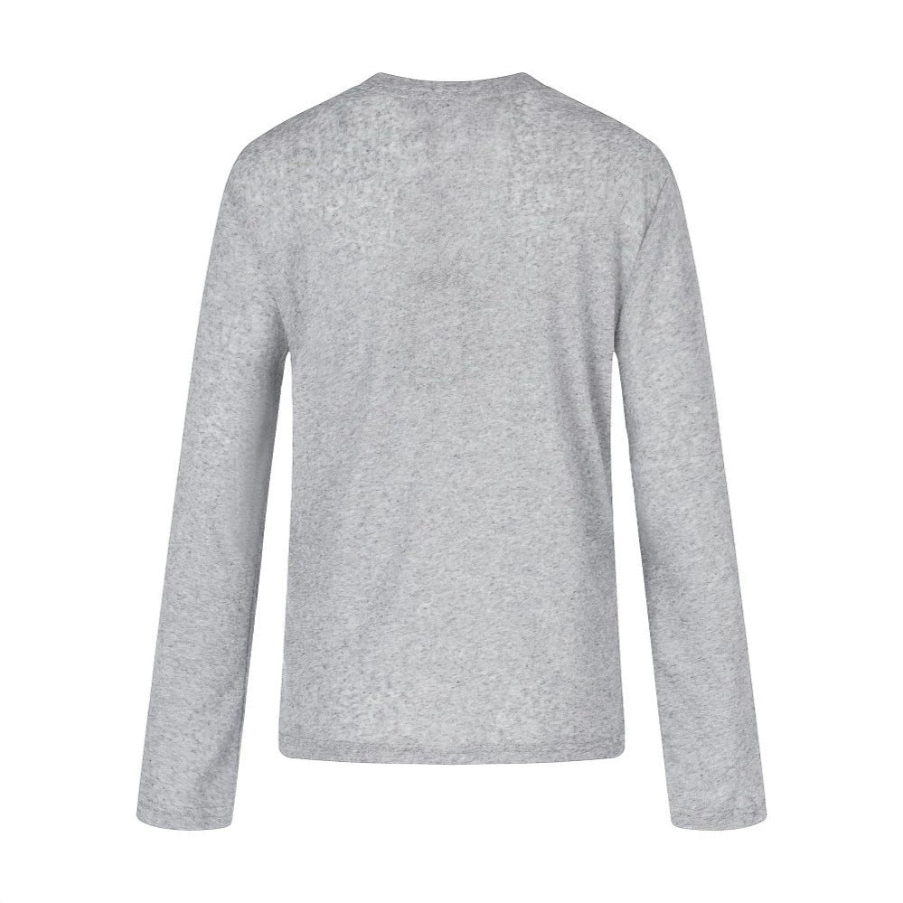 Letter Graphic Long Sleeve T-Shirt WN27981