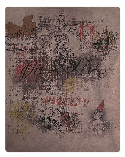 Washed Wax Dye Faded Print Short Sleeve T-Shirt WN16255