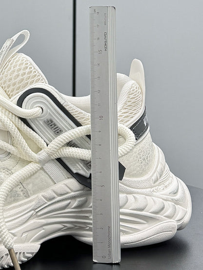 Mesh Rope Lace Chunky Sole Sneakers WN24695