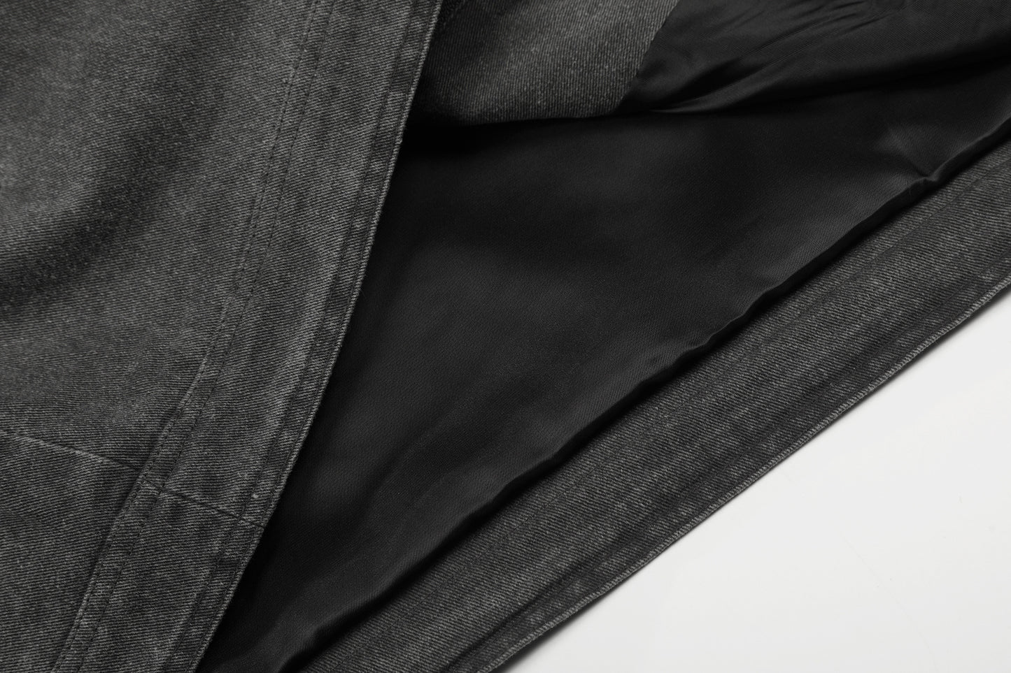 Washed Cross Patch Embroidery Jacket WN23043