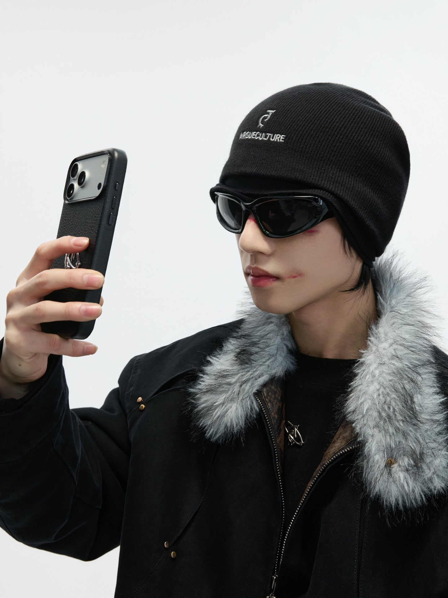 Fleece Lining Windproof Knit Hat WN22626