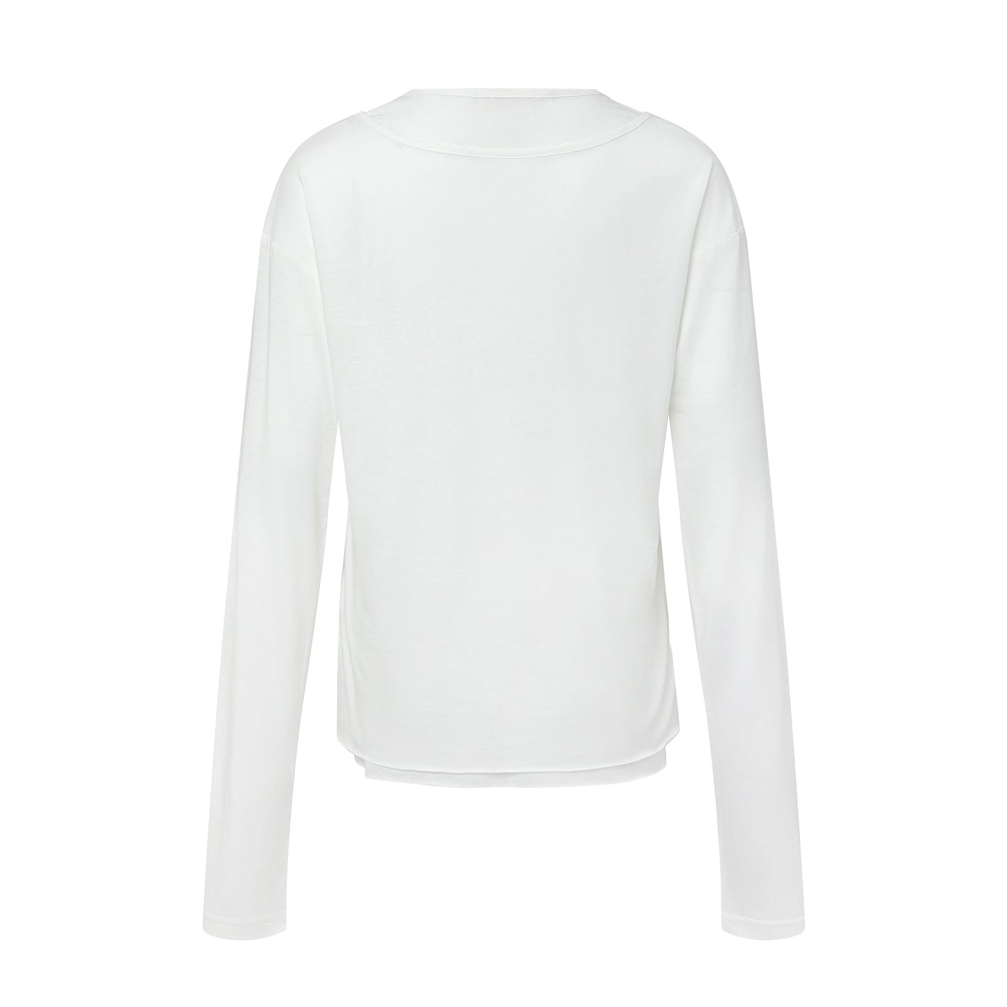 Deconstruction Pleats Long Sleeve T-Shirt WN26122
