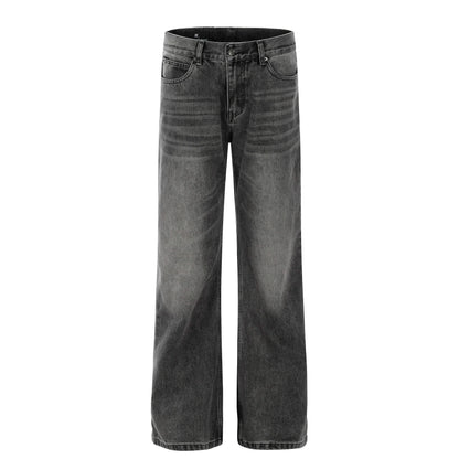 Washed Flare Denim Jeans WN19469