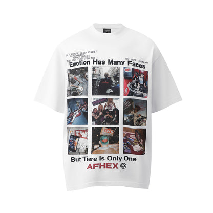 Graphic Print Washed Oversize Short Sleeve T-Shirt WN25654