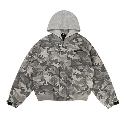 Camuflaje Chaqueta acolchada engrosada WN11313