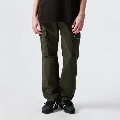 Multi Pocket Straight Cargo Pants WN17614