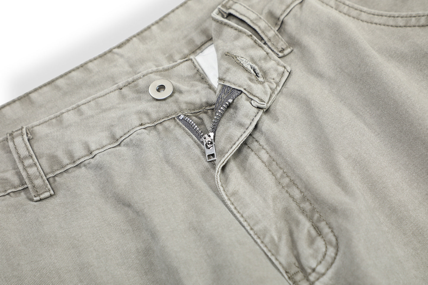 Multi-Pocket Deconstruction Curved Wide Leg Denim Jeans WN25858