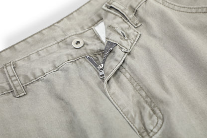 Multi-Pocket Deconstruction Curved Wide Leg Denim Jeans WN25858
