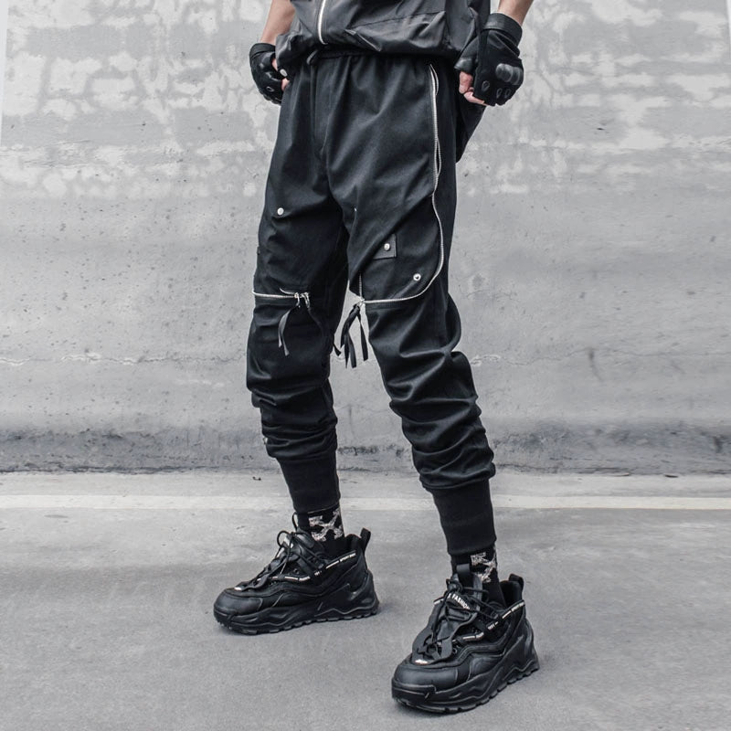 Tactical Zipper Cuffed Cargo Pants WN22435