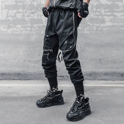 Tactical Zipper Cuffed Cargo Pants WN22435