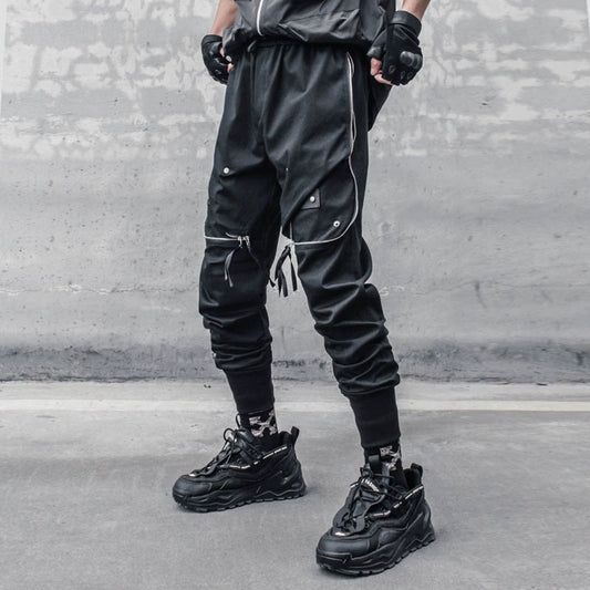 Tactical Zipper Cuffed Cargo Pants WN22435