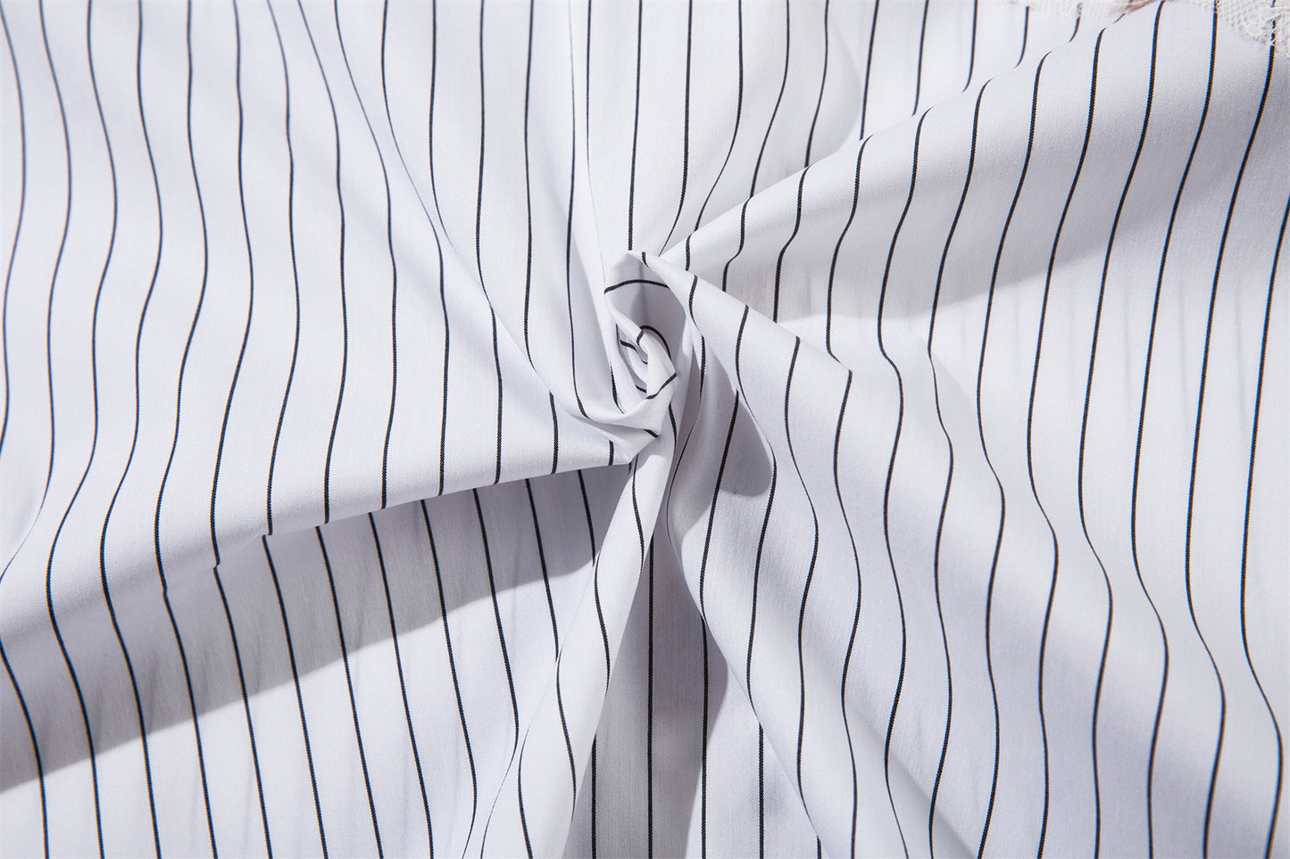Stripe Burn Print Short Sleeve Shirt WN26793
