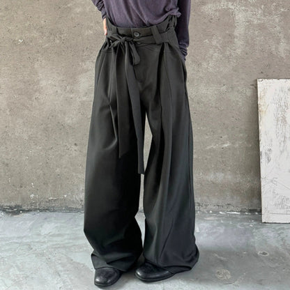 Deconstructed Ribbon Straight Leg Trousers WN20027