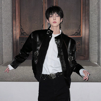 WN25053 Yang Yifan trendy brand belt men's belt jeans belt youth Korean style men's personalized perforated new product WN25053