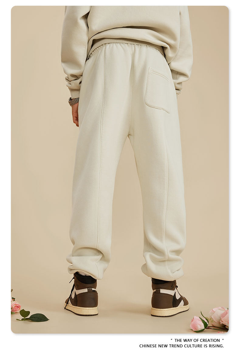 Wide-leg Washed Sweatpants WN6462