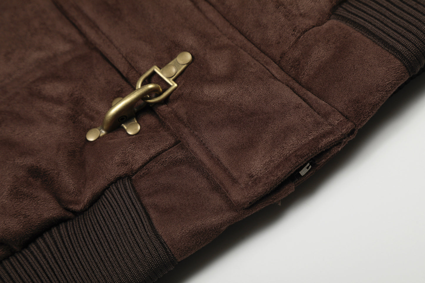 Fake Fur Collar Metal Buckle Puffer Jacket WN23094