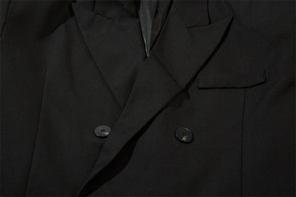 Double-Breasted Wide-Lapel Tailored Jacket WN11115