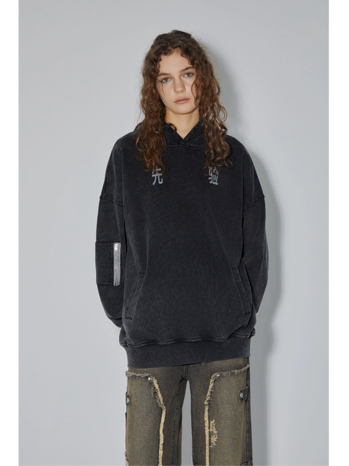 Oversized Heavyweight Pullover Hoodie WN18966