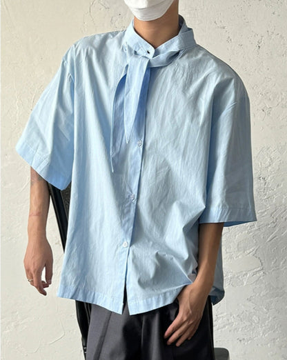 Ruffle Short Sleeve Shirt WN19974