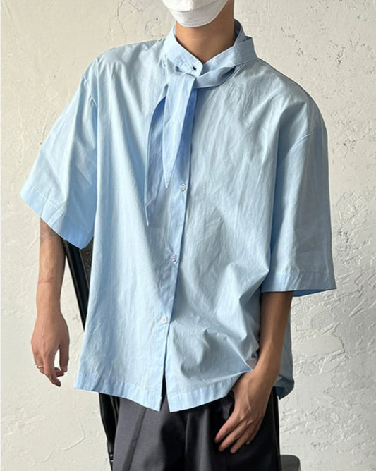 Ruffle Short Sleeve Shirt WN19974
