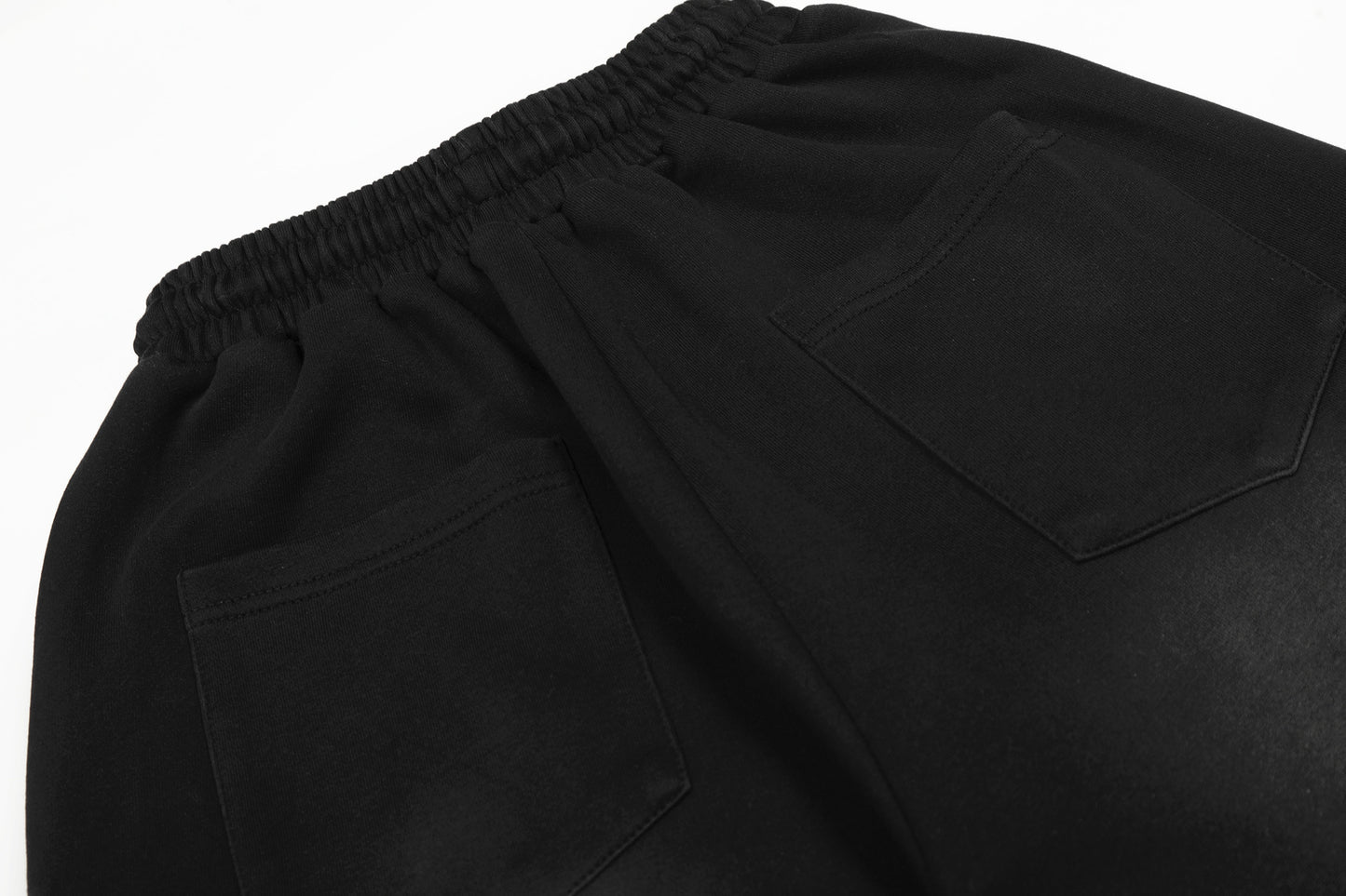 Washed Studs Number Print Wide Leg Pants WN25536