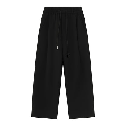 Lapel Short Jacket & Wide Leg Pants Setup WN24866