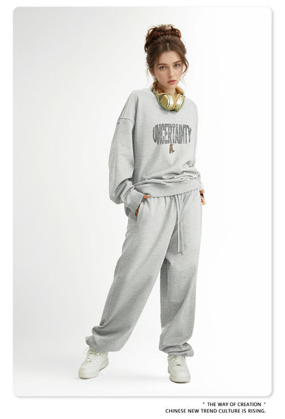 Oversize Round Neck Sweatshirt WN9939