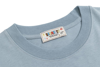 Cartoon Print Short Sleeve T-Shirt WN26777