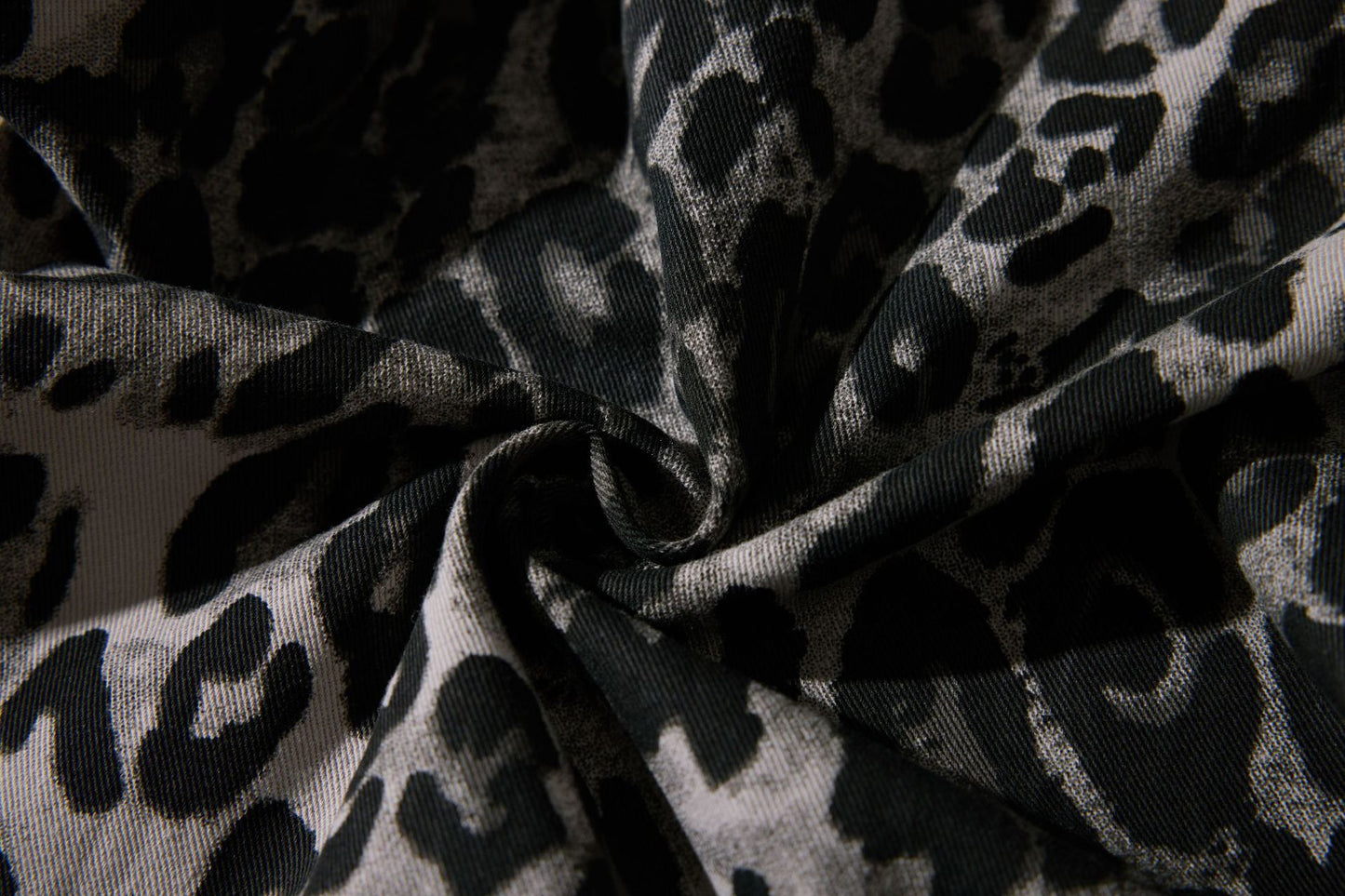 Leopard Print Wide Leg Cargo Pants WN26043