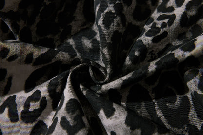 Leopard Print Wide Leg Cargo Pants WN26043