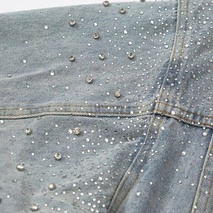 Rhinestone Sparkle Denim Jacket WN20690