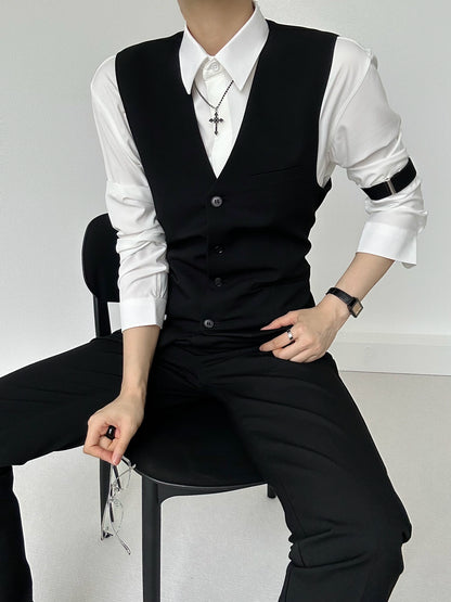 Drape Plain Long Sleeve Shirt WN19623