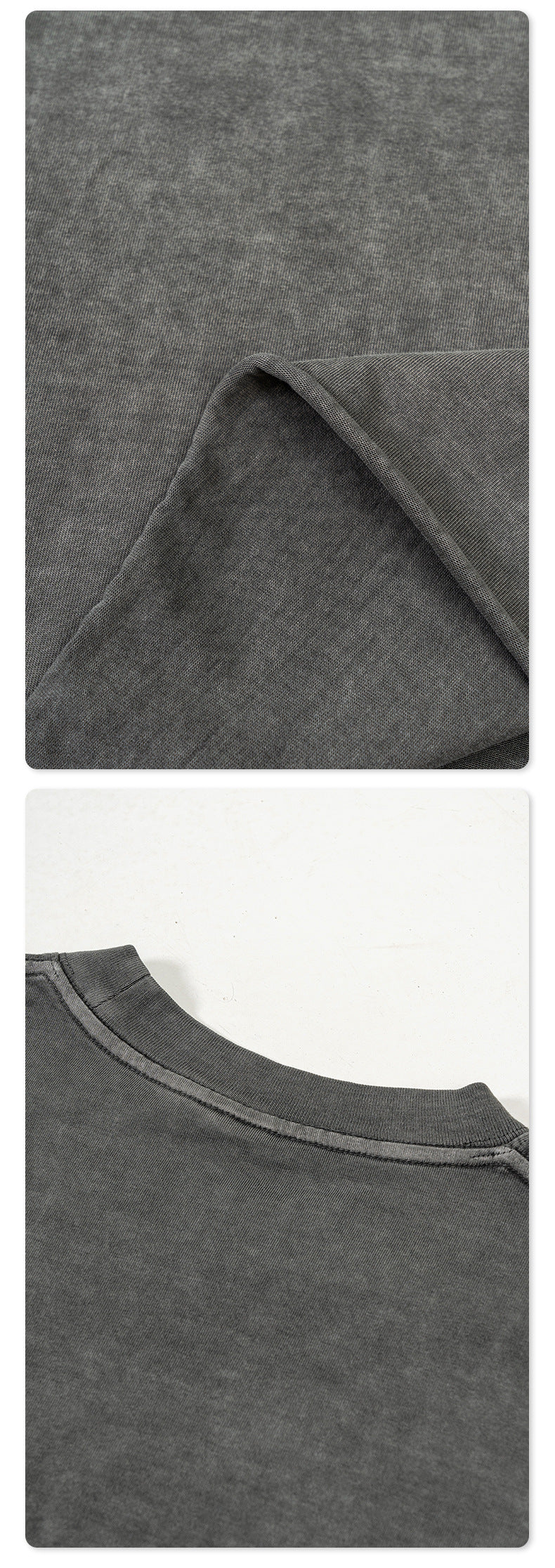 Washed Oversize Short-sleeve T-shirt WN6367