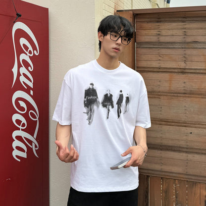 Graphic Print Short Sleeve T-Shirt WN24908