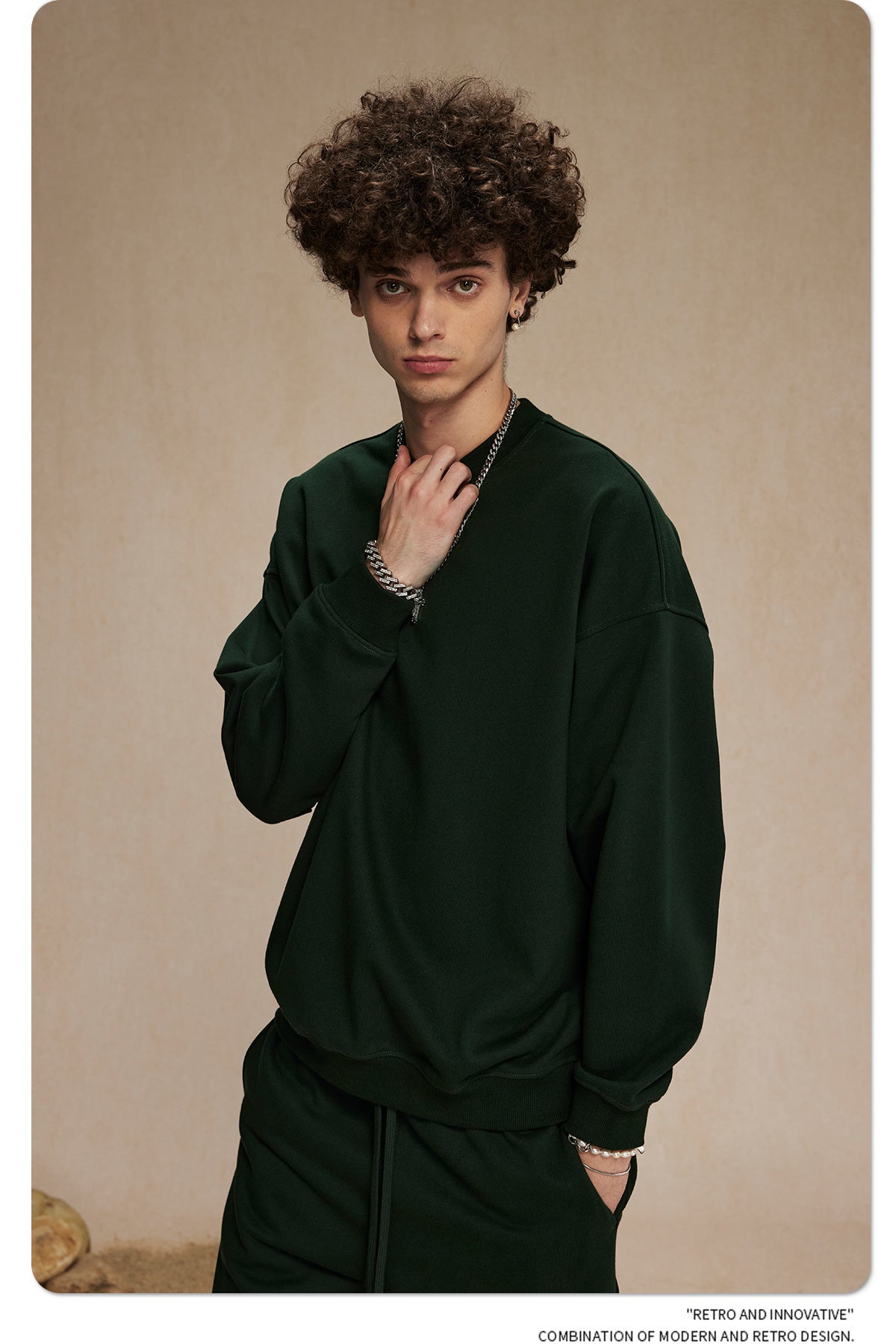Oversize Crewneck Sweatshirt WN9972