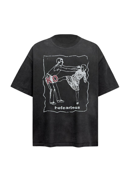 Graffiti Art Graphic Short Sleeve T-Shirt WN26276