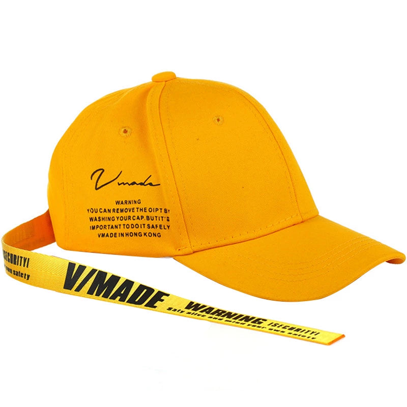 Strap Design Print Cap WN22432