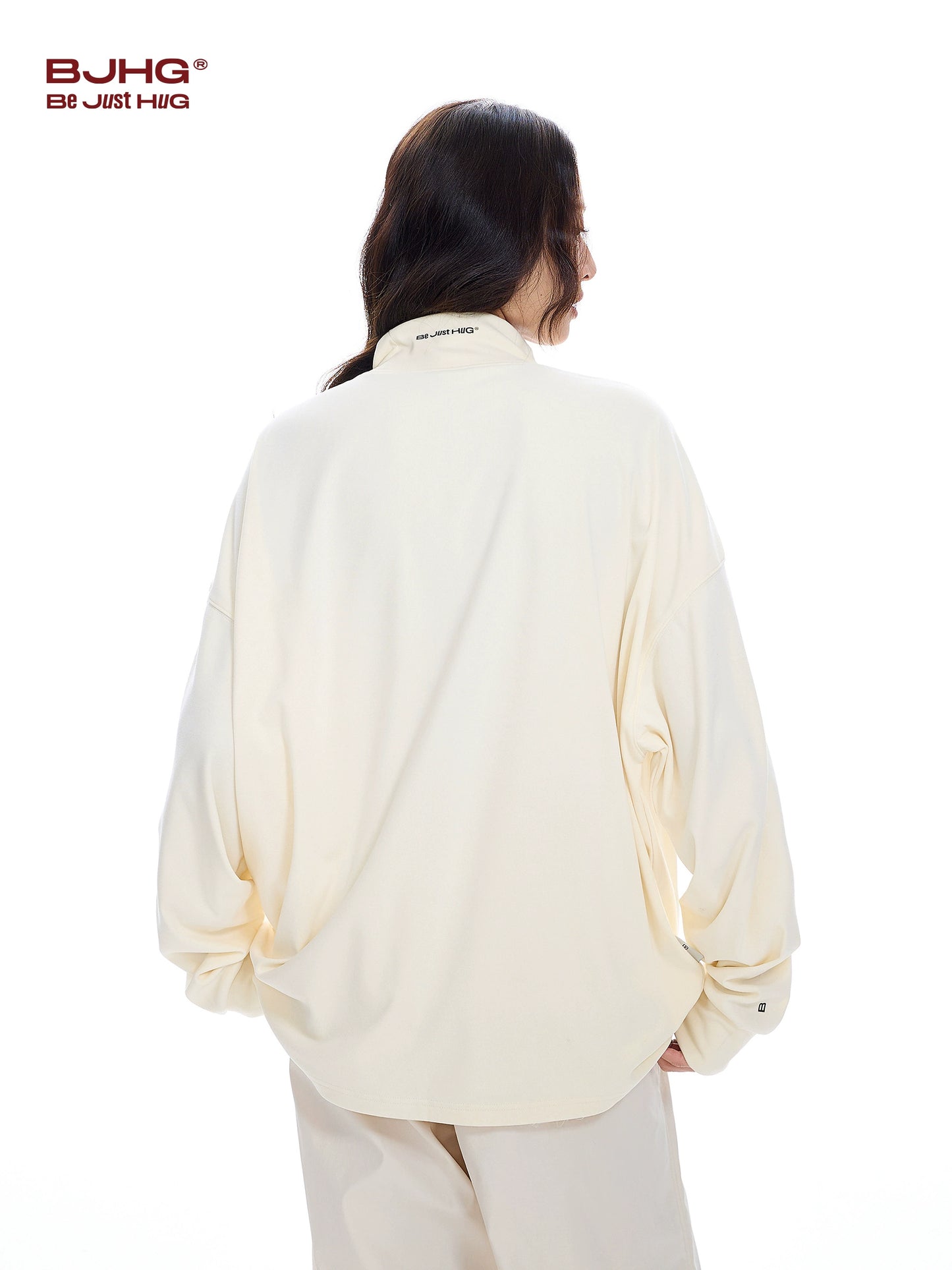 High-Neck Long Sleeve T-Shirt WN9772